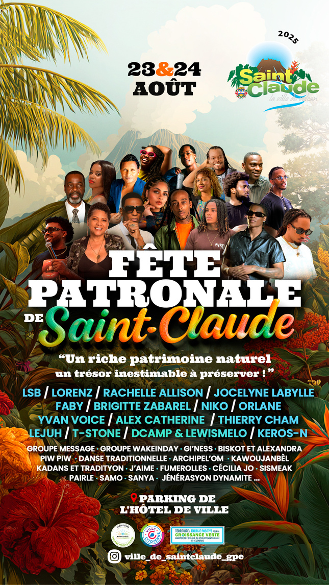 Guadeloupe : La Ville de Saint-Claude en Fête ! Guadeloupe : La Ville de Saint-Claude en Fête !