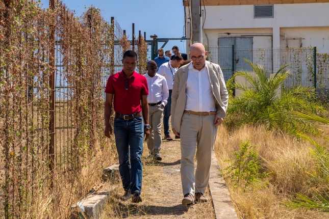Visite chantier mairie de KOUNGOU Visite chantier mairie de KOUNGOU