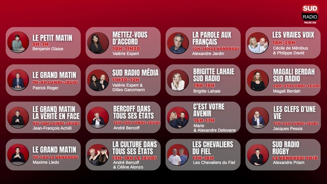 Sud Radio dévoile sa grille 2025-2026 : humour, débats et interactivité au cœur de la rentrée