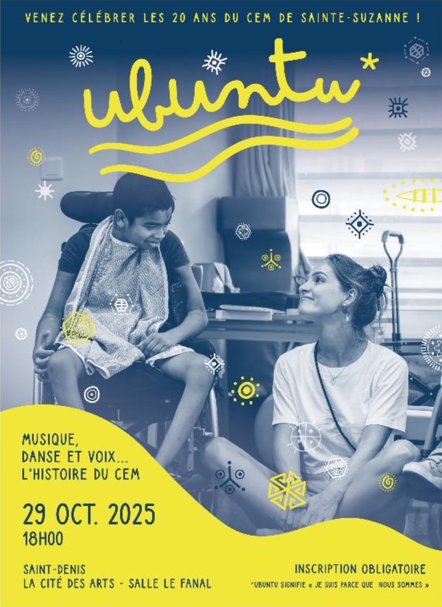 Le CEM de Sainte-Suzanne célèbre 20 ans d’humanité et de créativité avec le spectacle « Ubuntu » Le CEM de Sainte-Suzanne célèbre 20 ans d’humanité et de créativité avec le spectacle « Ubuntu »