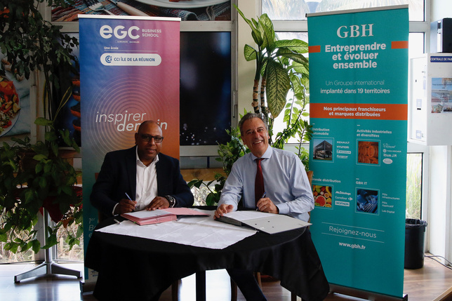 GBH et l’EGC Réunion renforcent leur engagement pour la formation et l’insertion professionnelle des jeunes GBH et l’EGC Réunion renforcent leur engagement pour la formation et l’insertion professionnelle des jeunes