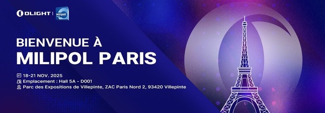Olight dévoile sa gamme phare ArkPro au salon Milipol Paris 2025 : un éclairage de précision pour une nouvelle génération Olight dévoile sa gamme phare ArkPro au salon Milipol Paris 2025 : un éclairage de précision pour une nouvelle génération