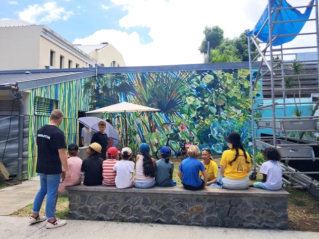les médiateurs culturels en visite avec les enfants ce mercredi et jeudi