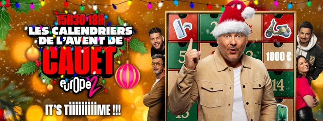 En décembre, double dose de Cauet sur Europe 2