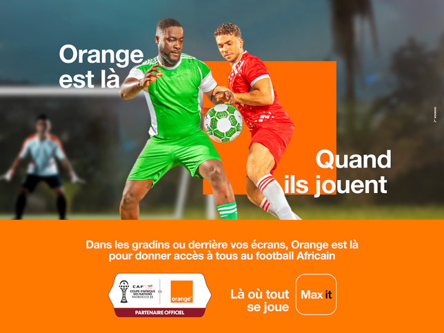 Orange soutient la TotalEnergies CAF Coupe d’Afrique des Nations, Maroc 2025 pour un tournoi connecté et inclusif Orange soutient la TotalEnergies CAF Coupe d’Afrique des Nations, Maroc 2025 pour un tournoi connecté et inclusif