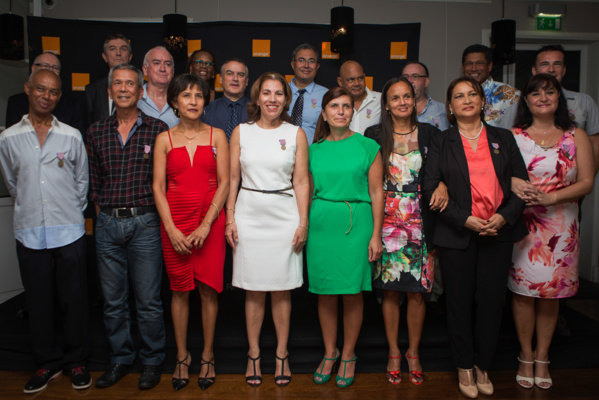 Remise de médailles à 20 salariés d’Orange Réunion Remise de médailles à 20 salariés d’Orange Réunion