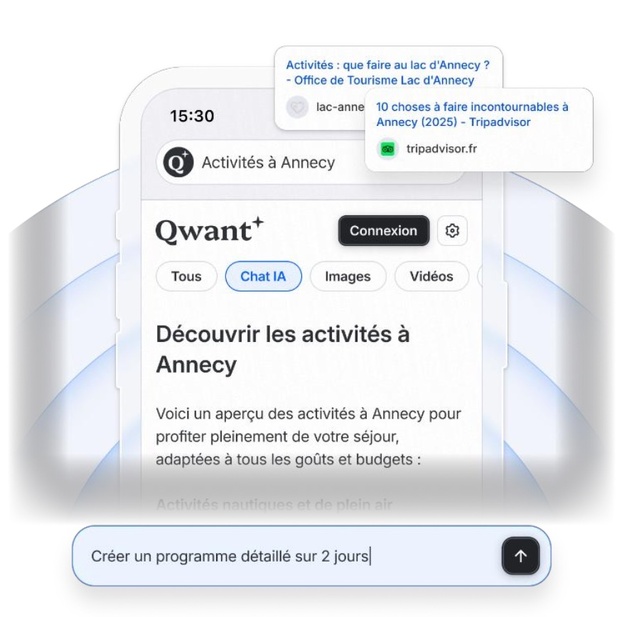 Le Chat IA disponible sur Qwant et Lilo : la recherche web devient conversationnelle