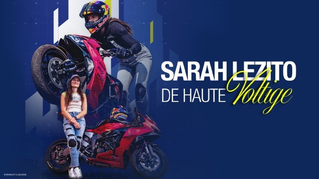 Portrait de Sarah Lezito, icône de la moto et championne du monde de stunt, le 21 février sur Explore