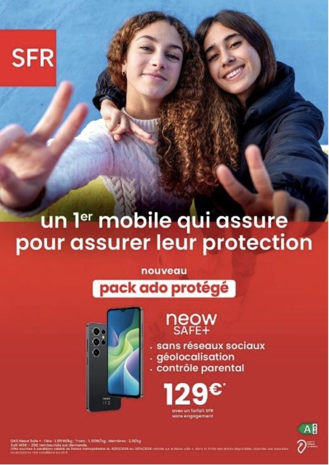 SFR s’engage pour un numérique plus sûr et lance le « pack ado protégé » SFR s’engage pour un numérique plus sûr et lance le « pack ado protégé »