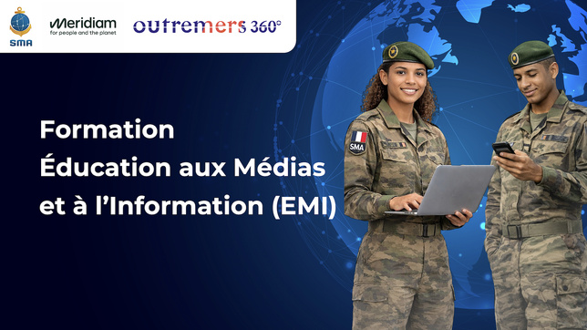 Lancement d’un programme d’Éducation aux Médias et à l’Information avec le SMA (Service Militaire Adapté) soutenu par Meridiam Lancement d’un programme d’Éducation aux Médias et à l’Information avec le SMA (Service Militaire Adapté) soutenu par Meridiam