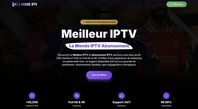 Meilleur IPTV 2026 : Les 7 Top Abonnements IPTV en France