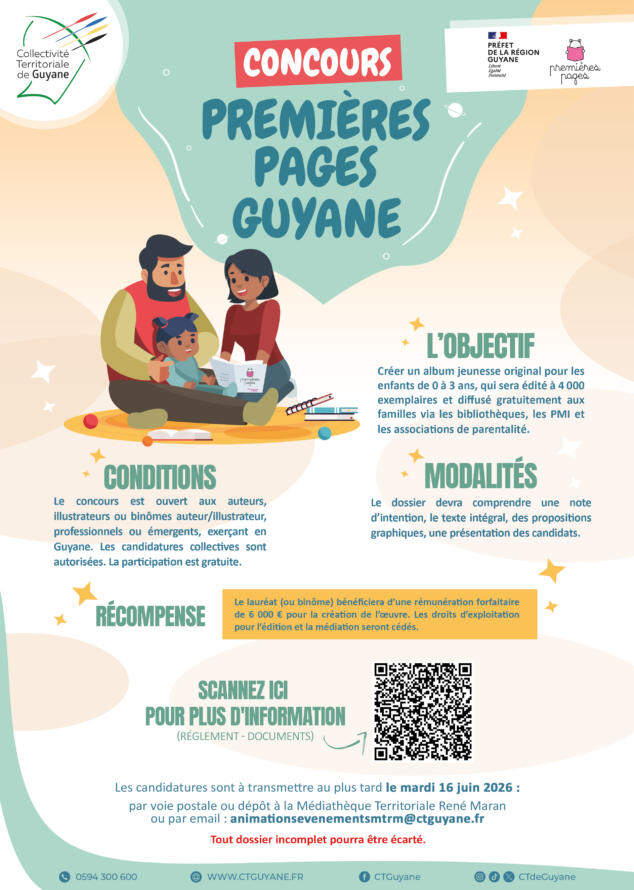 Guyane : un concours pour créer un album jeunesse destiné aux tout-petits