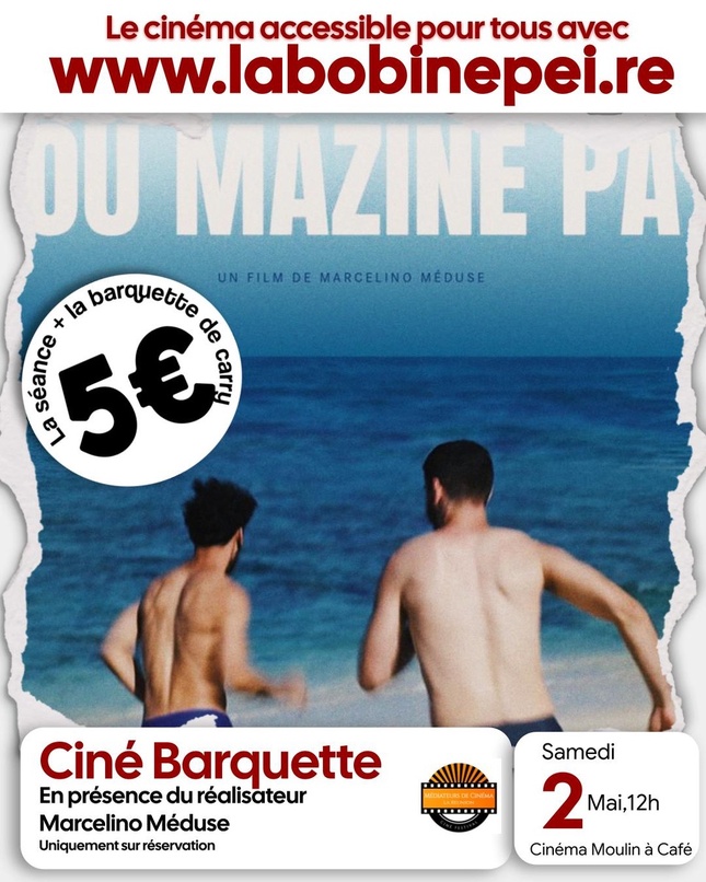 Cinéma et gastronomie réunis : le concept “Ciné Barquette” s’invite au Moulin à Café le 2 mai Cinéma et gastronomie réunis : le concept “Ciné Barquette” s’invite au Moulin à Café le 2 mai
