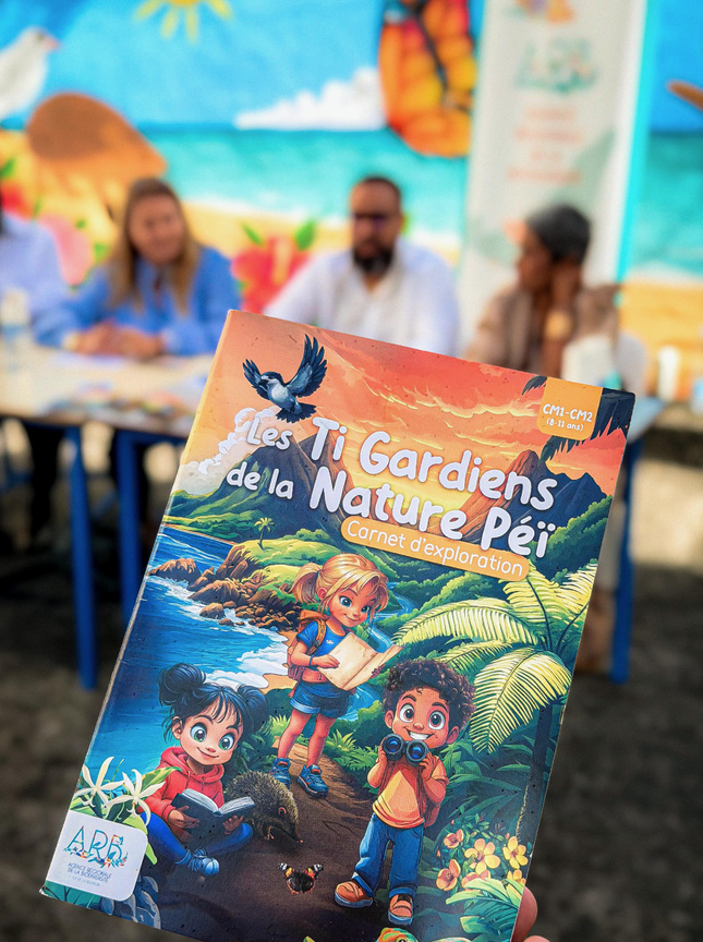 Lancement des carnets « Les Ti Gardiens de la Nature Péï » destinés aux enfants de CM1-CM2