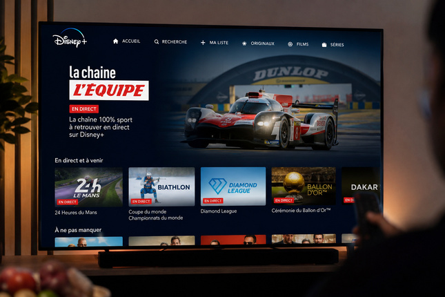 Disney+ franchit une nouvelle étape en France avec l'arrivée de la chaîne L'Équipe en direct