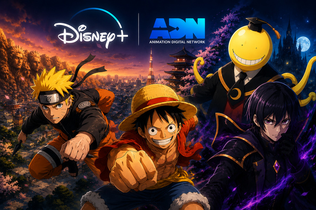 Disney+ et ADN s’allient pour muscler l’offre animé en France avec plus de 1 500 contenus à venir