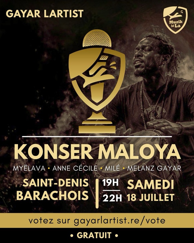 Gayar Lartist 2026 : après 141 candidatures, le challenge musical de MUZIK LÉ LA lance ses premiers showcases à La Réunion Gayar Lartist 2026 : après 141 candidatures, le challenge musical de MUZIK LÉ LA lance ses premiers showcases à La Réunion