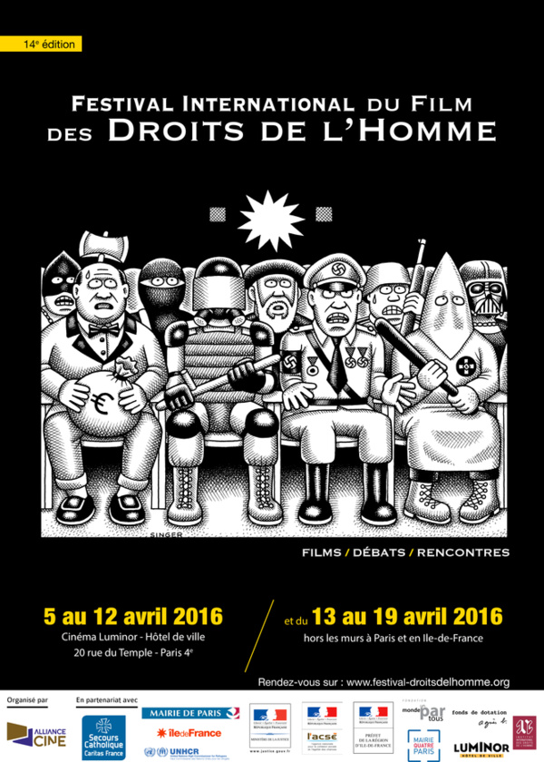 Affiche du Festival International du Film des Droits de l'Homme Affiche du Festival International du Film des Droits de l'Homme