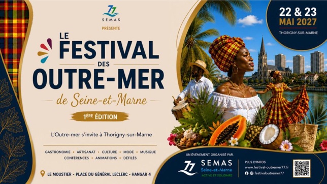 Le Festival des Outre-mer de Seine-et-Marne veut s'imposer comme un nouveau rendez-vous majeur des cultures ultramarines Le Festival des Outre-mer de Seine-et-Marne veut s'imposer comme un nouveau rendez-vous majeur des cultures ultramarines