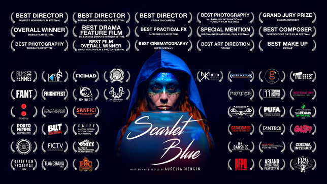« Scarlet Blue » décroche le Prix de la meilleure cinématographie au Queer Screams Film Festival aux États-Unis