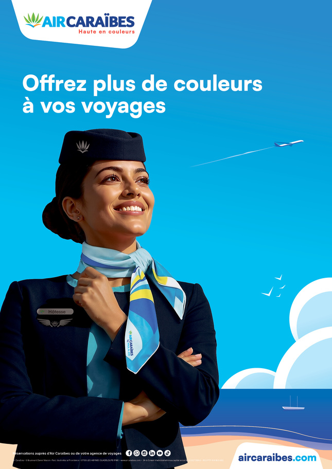 Visuel Air Caraïbes bleu Visuel Air Caraïbes bleu