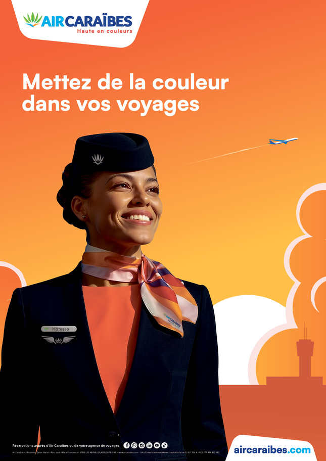 Visuel Air Caraïbes orange