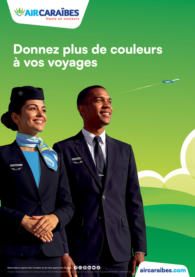 Visuel Air Caraïbes vert Visuel Air Caraïbes vert