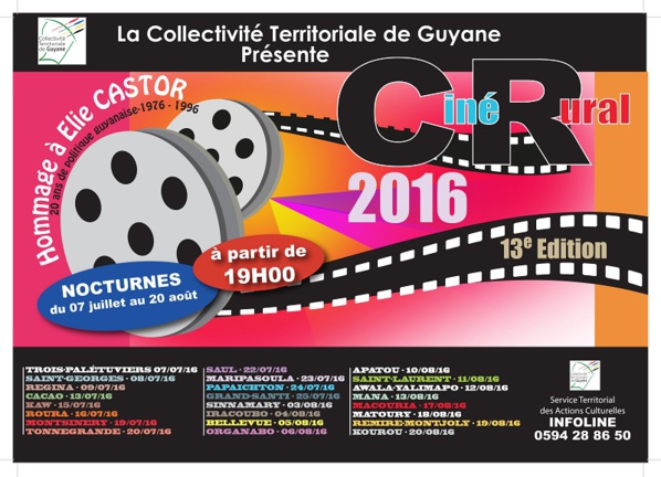 Guyane: Coup d'envoi de la 13è édition de Ciné Rural Guyane: Coup d'envoi de la 13è édition de Ciné Rural