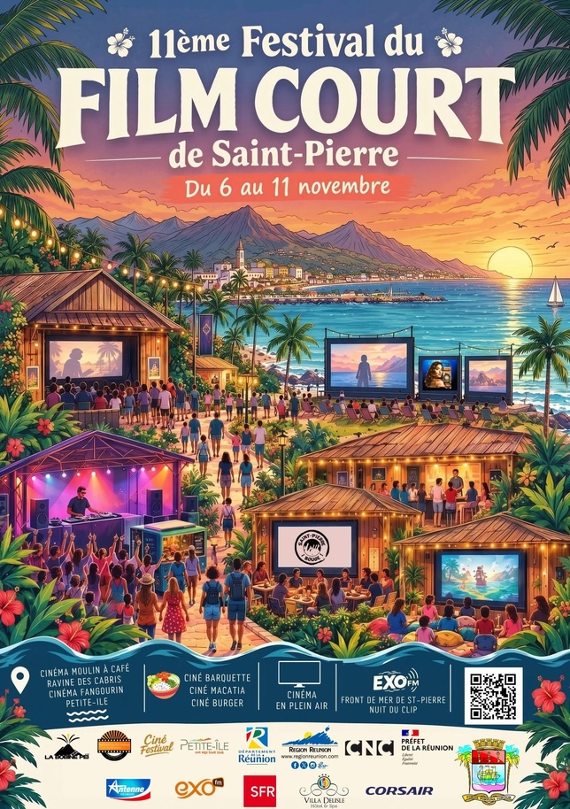 Le Festival du Film Court de Saint-Pierre revient à La Réunion avec 35 films en compétition et six jours de cinéma Le Festival du Film Court de Saint-Pierre revient à La Réunion avec 35 films en compétition et six jours de cinéma