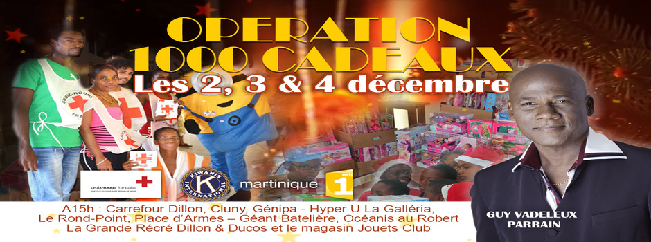 Nouvelle édition de l'opération "1000 Cadeaux" sur Martinique 1ère