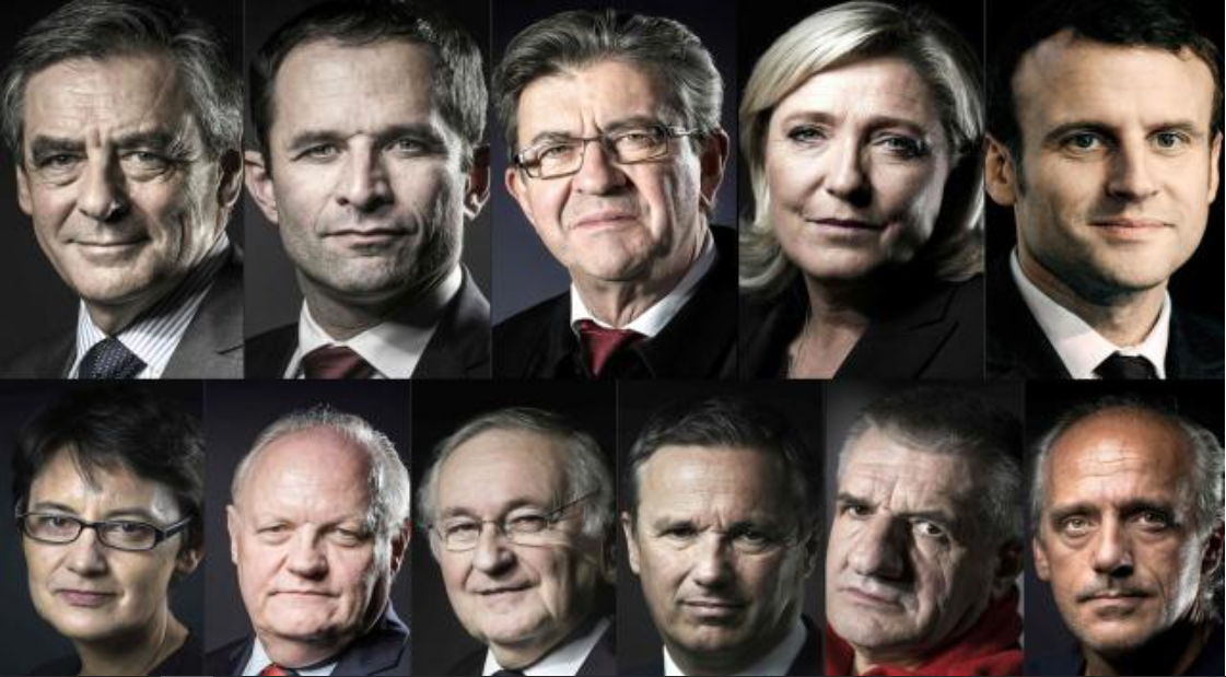 Les 11 candidats à la présidentielle