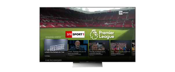 SFR SPORT disponible sur les TV connectées et décodeurs Android TV