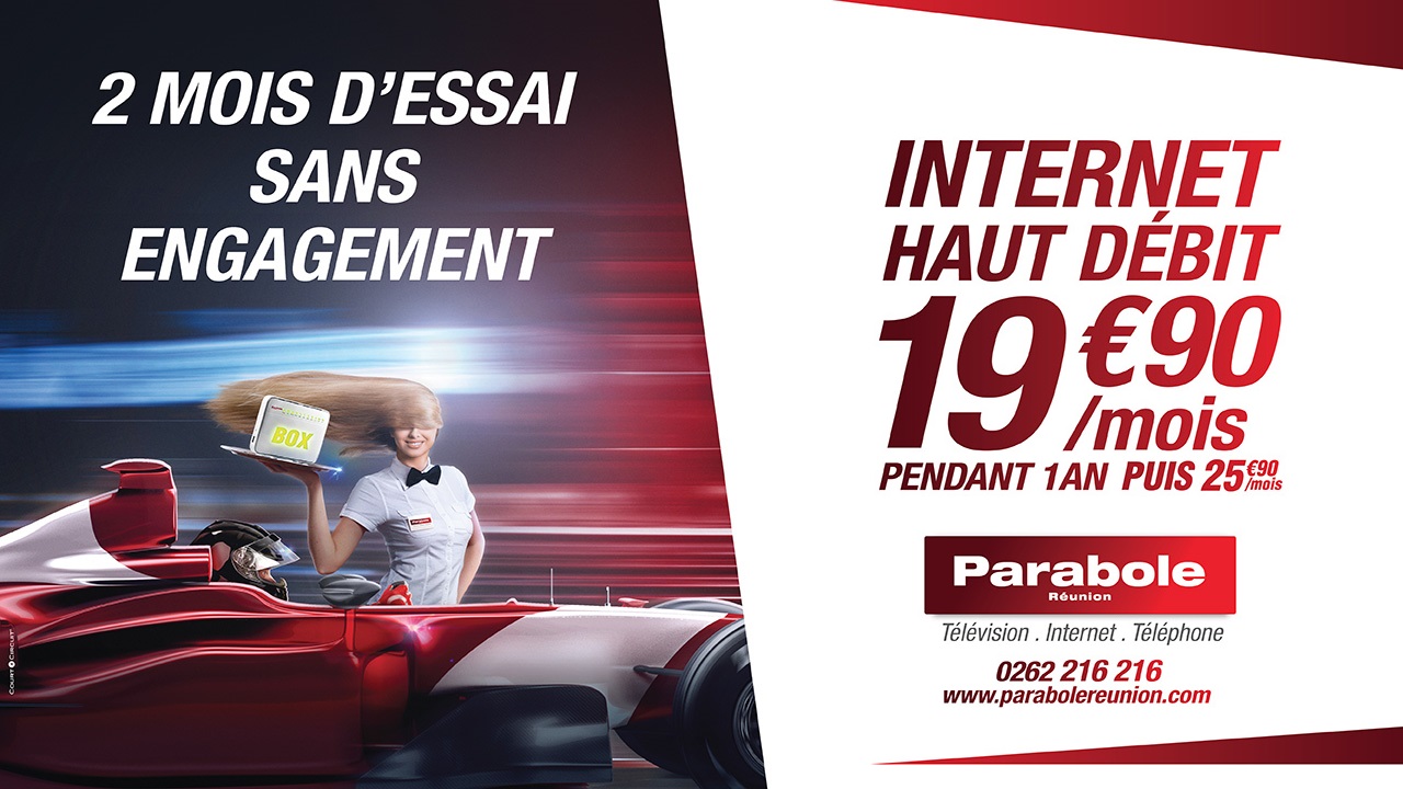 [Bon Plan]: L'offre Internet de Parabole Réunion à 19,90€ pendant 1 an