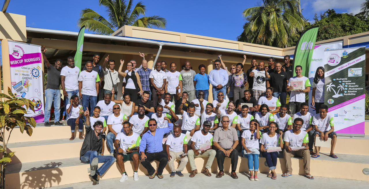 L'Equipe de la Réunion remporte la 5ème édition Internationale de la Webcup 2017 à Rodrigues