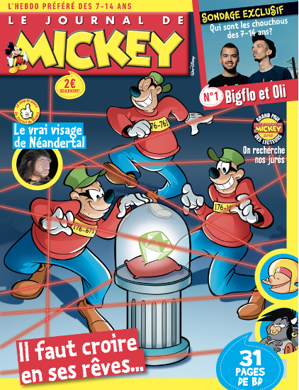 Sondage Journal de Mickey: Bigflo et Oli personnalités préférées des 7-14 ans