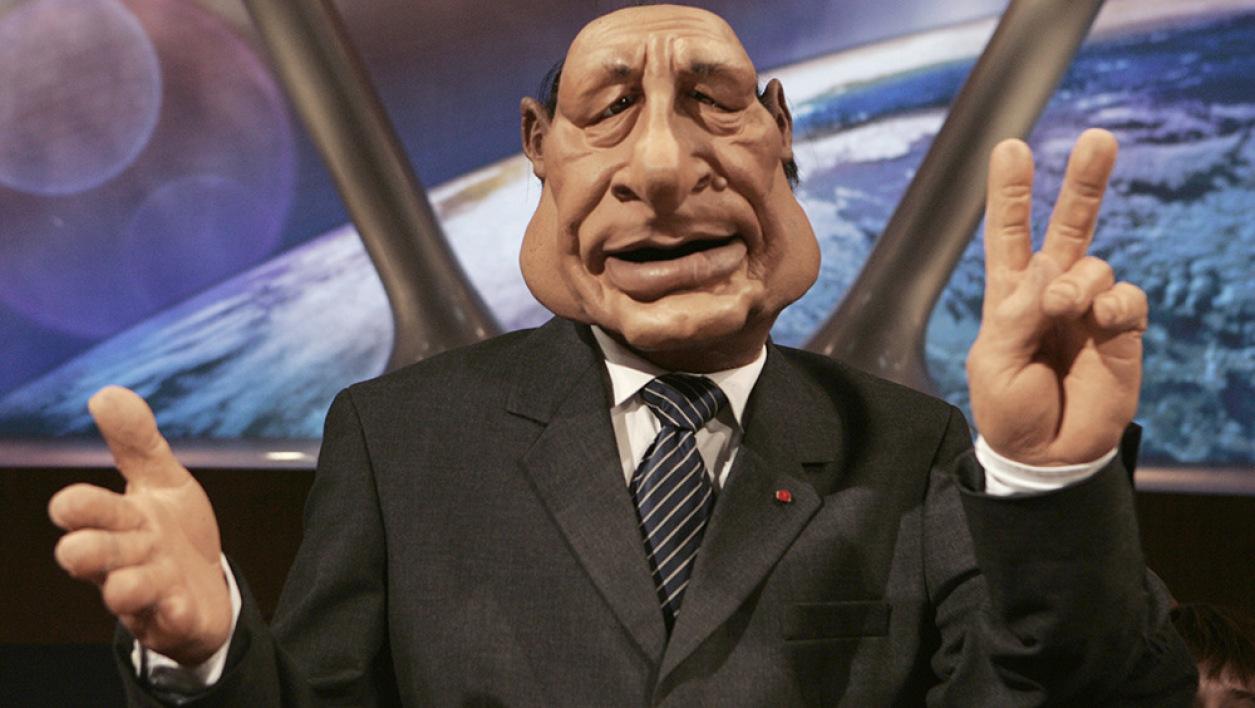 Marionnette de Jacques Chirac © AFP