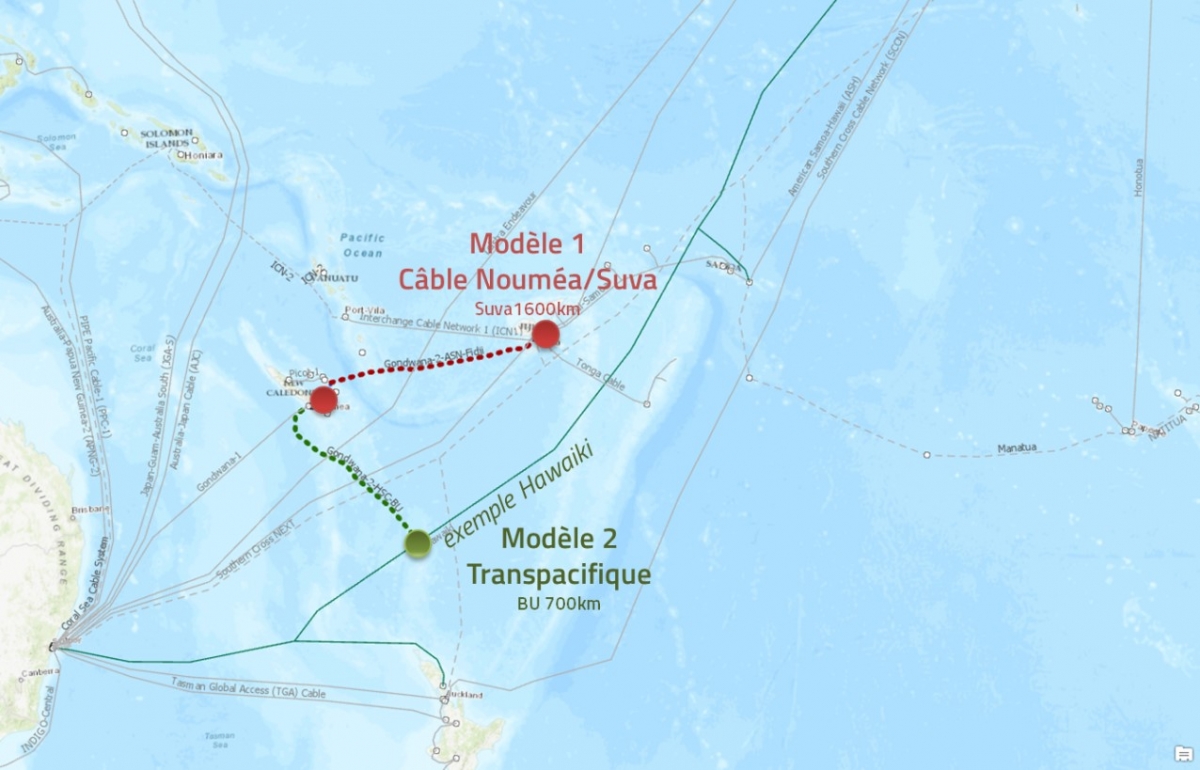 Kanawa, le nouveau câble sous-marin en fibre optique des Antilles-Guyane