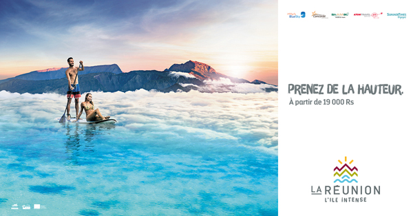 La destination Réunion s'affiche à l'île Maurice