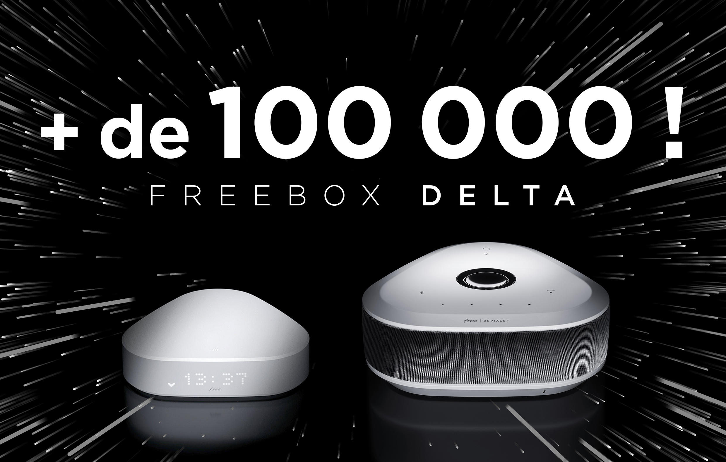 Free: La Freebox Delta a séduit + de 100 000 abonnés