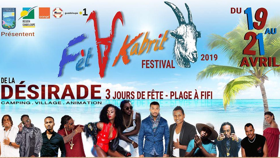 Guadeloupe La 1ère au Festival Fèt A Kabrit du 19 au 21 avril
