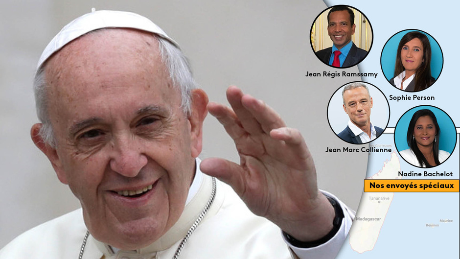 Visite du Pape François dans l'Océan Indien: Antenne Réunion et Réunion La 1ère présentent leur dispositif