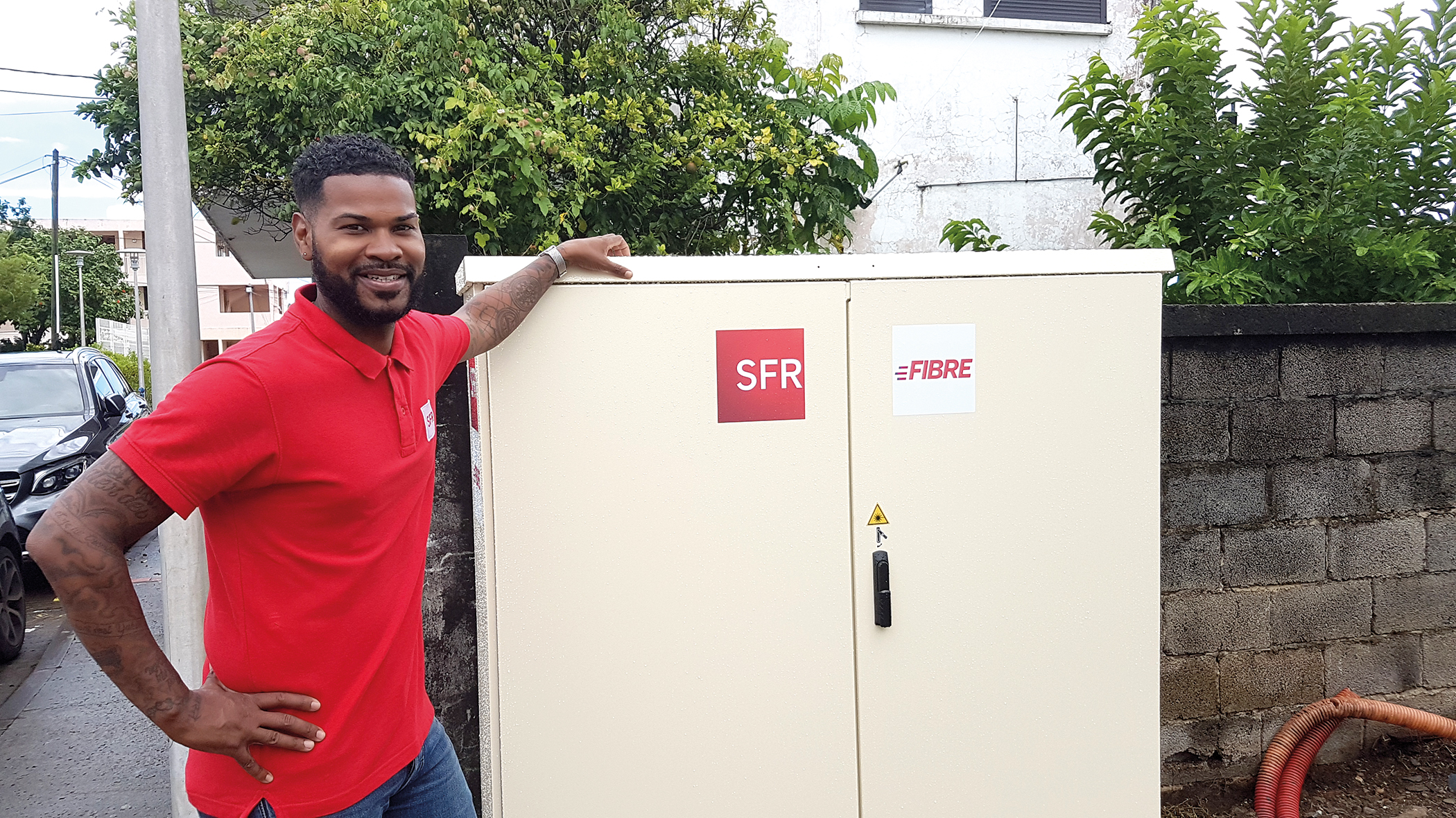 Martinique: SFR installe la Fibre optique (FTTH) dans la commune du Robert 