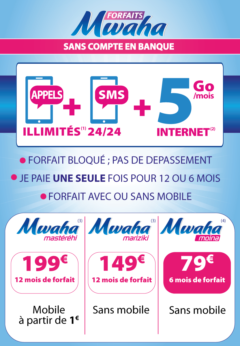 Mayotte: Only lance les nouveaux forfaits mobile MARAHABA et MWAHA