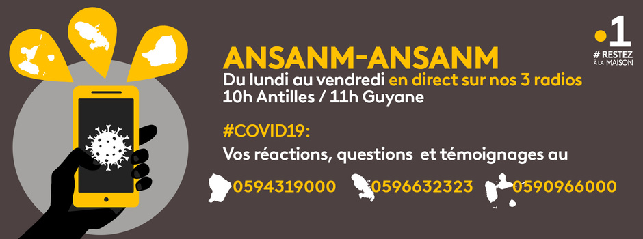 COVID-19: Ansanm-Ansanm, le rendez-vous solidaire des Antilles-Guyane