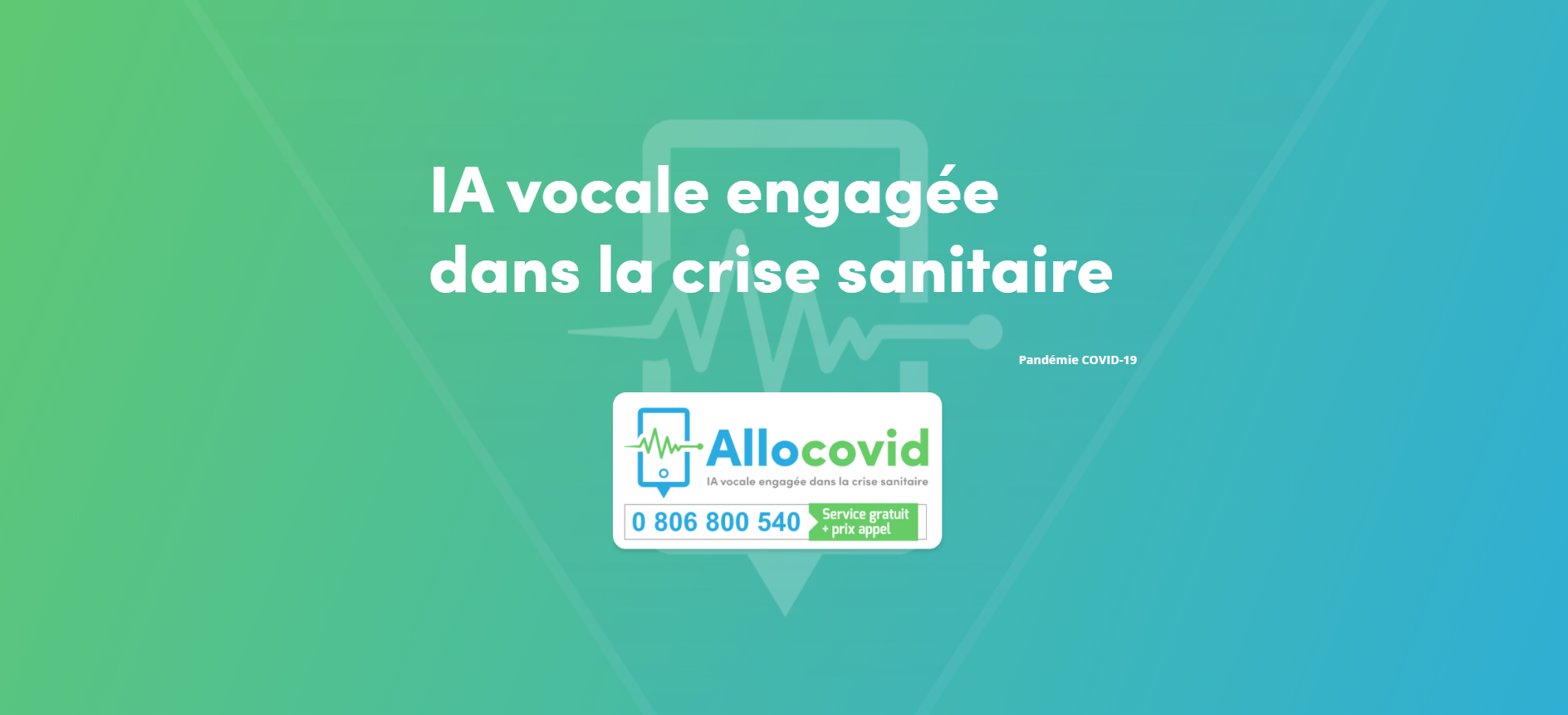 COVID-19 : lancement d'Allocovid, un numéro national pour informer et assurer un suivi en temps réel de de l'épidémie grâce à l'intelligence artificielle