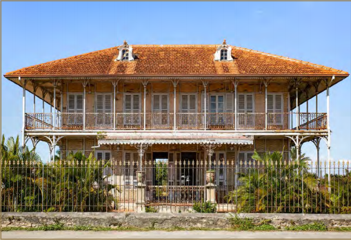 Habitation Zévallos au Moule © OCUS - Fondation du patrimoine