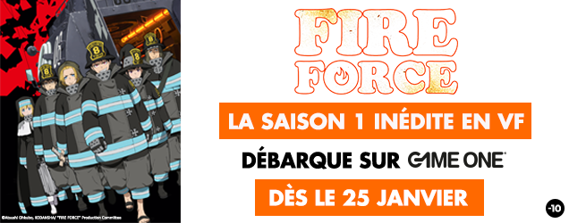 La saison 1 inédite de FIRE FORCE en VF et en exclusivité sur GAME ONE