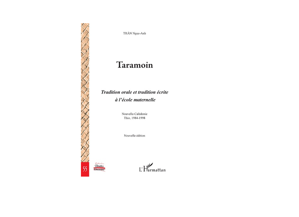 "Taramoin" la nouvelle édition ! Un ouvrage sur l'éducation en Nouvelle Calédonie