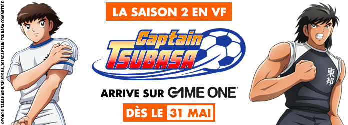 La saison 2 en VF de Captain Tsubasa dès le 31 mai sur GAME ONE