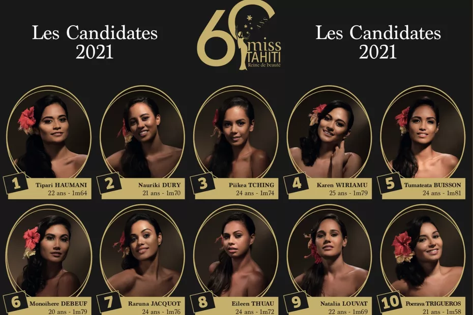 Élection de Miss Tahiti 2021 en direct des jardins de la mairie de Papeete le 25 juin sur Polynésie La 1ère